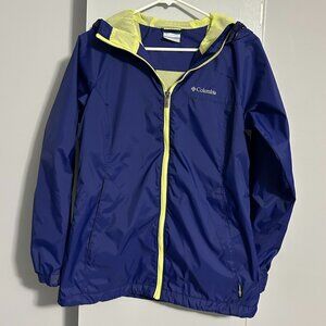 Columbia Packable Mesh-Lined Full Zip Hooded Windbreaker Women's S‎